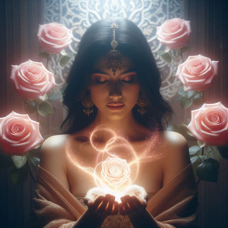 féminin sacré-énergie de la rose